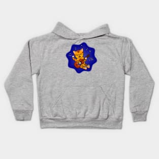 Guitar Cat Kids Hoodie